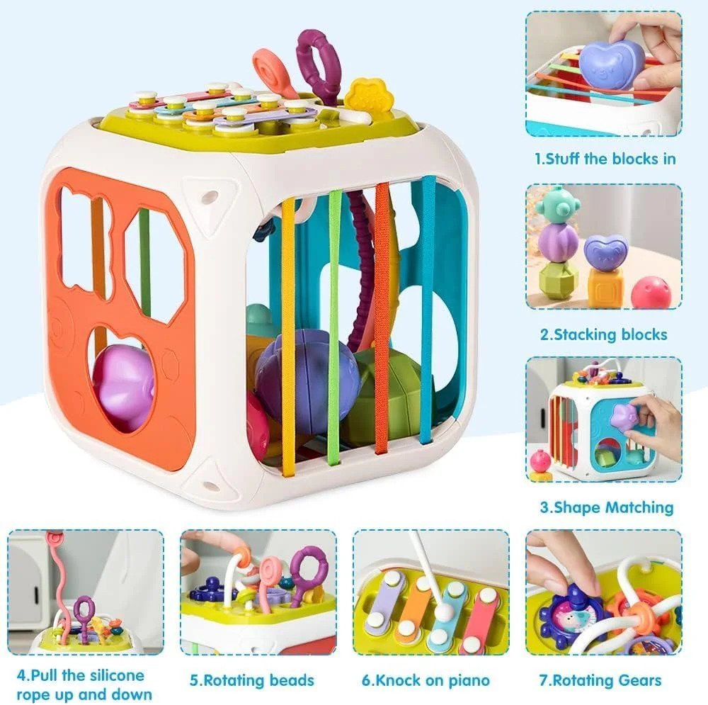 TEC TAVAKKAL Montessori sensory cube toy India